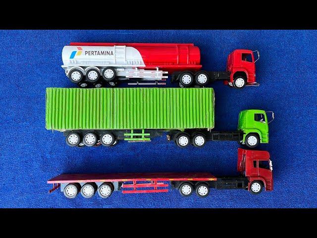 MINIATUR TRUK HINO 500 PERTAMINA TRONTON,TRUK FAW JH 6 TRONTON,HINO 500 BOX TRONTON