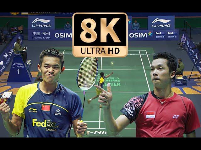 [8K50FPS] - Lin Dan vs Taufik Hidayat - 2011 BWF Super series Final - Highlights -