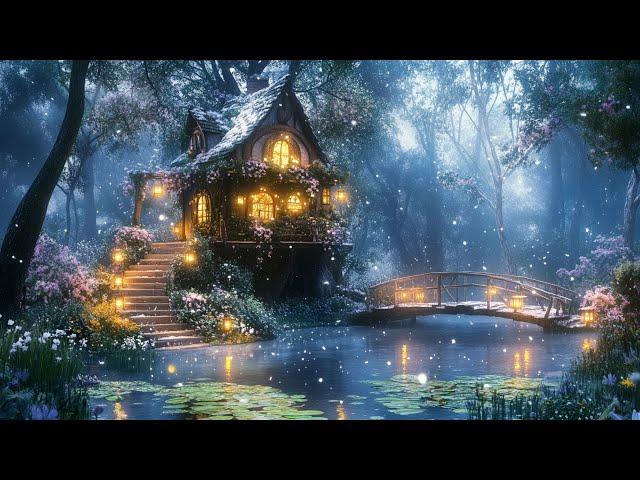 Enchanted Witch Forest Cottage – Calming Music & Ambience for Sleep #relaxingsounds