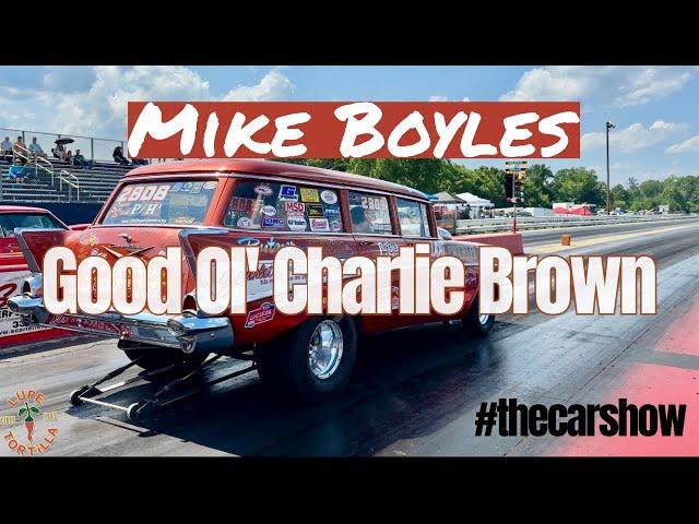 2024 Stick Shift Nationals Mike Boyles Charlie Brown 1957 Chevy Station Wagon 4-speed Drag Racing