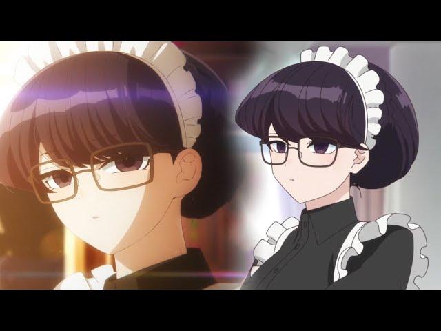 Komi san Wearing a cute GLASSES makes Tadano's heart thumping so hard~ Komi can't communicate Ep 11