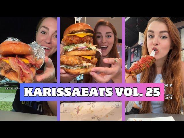 Only Eating at Jollibee for a Full Day + Fair Food & Vegas Food! - KarissaEats Compilation Vol. 25