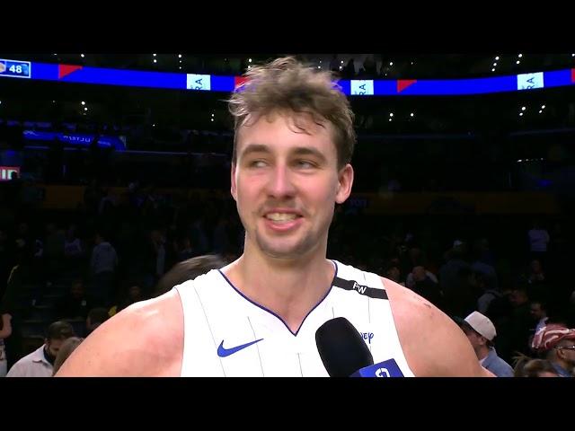 Franz Wagner Reacts to his GAME WINNER vs Lakers, Full Postgame Interview