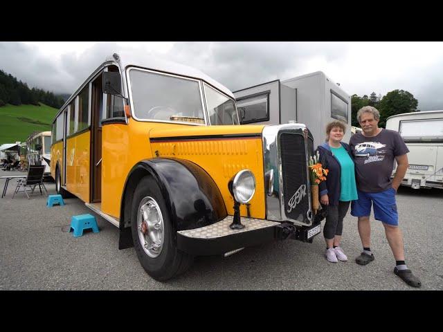 Seit 1948 unterwegs! Hans-Peter und Brigitte: SCHÖNSTES WOHNMOBIL der Welt. Alles original!