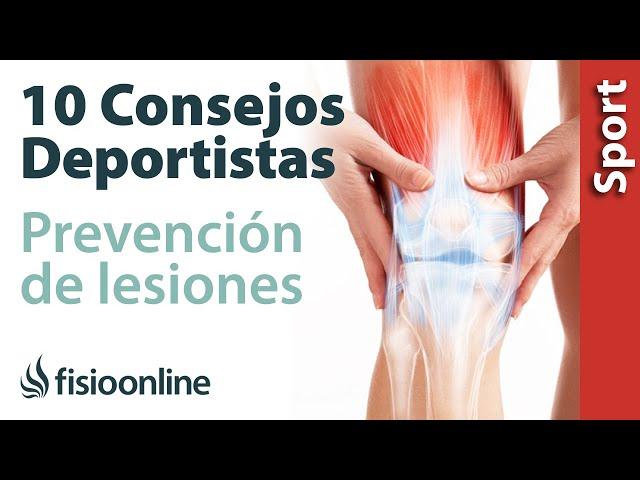 10 factores a tener en cuenta para la prevención de lesiones deportivas