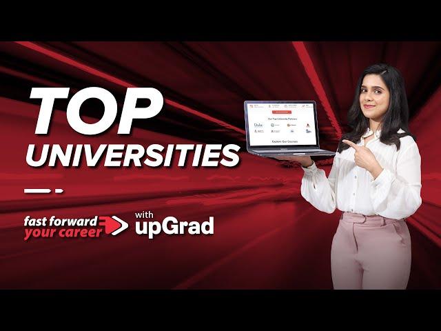 Get into Top Universities with upGrad | #FFwithupGrad