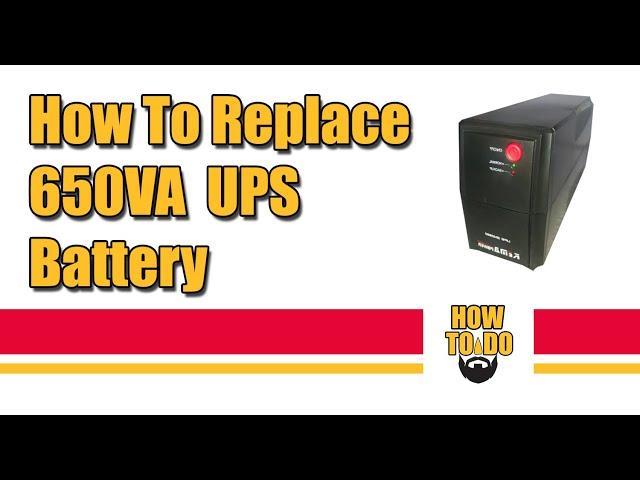 How to  replace UPS battery 650VA | Changing ups battery