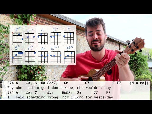 Yesterday ukulele Play-Along | The Beatles