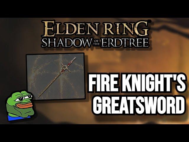 Fire Knight's Greatsword is INSANE in Elden Ring DLC! - Weapon Build Guide