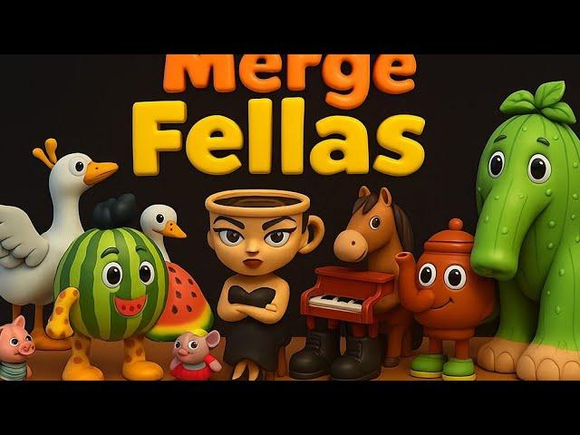 MERGE FELLAS GAME ANOMALI BRAINROT MINECRAFT FREEFIRE INDIA VS FREE FIRE MAX