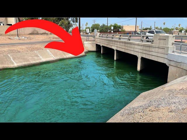 Roadside Canal Fishing for Catfish and Carp (Urban Arizona)