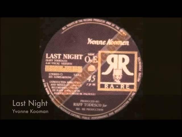 Yvonne Koomen - Last Night