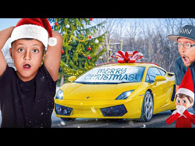 Gifting a LAMBO to my Son for Christmas (FV Family)