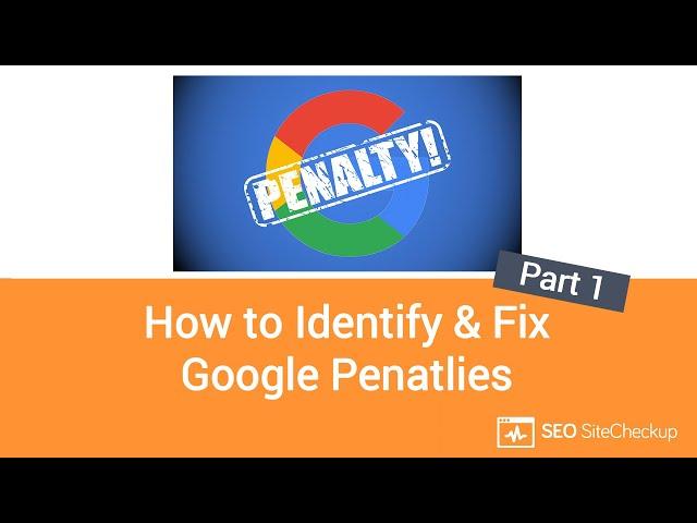 Identifying a Google Penalty