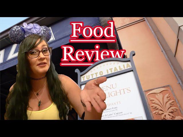 Tutto Italia Ristorante | EPCOT Lunch | Vegan & non-vegan review | Walt Disney World