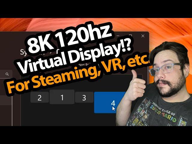 How to install a virtual display on Windows 10/11 (up to 8K 240hz)