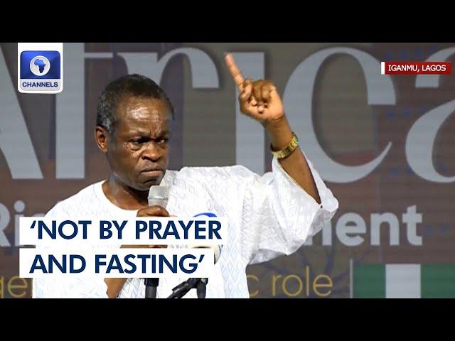 Africa Won’t Rise By Prayer And Fasting – Prof Lumumba