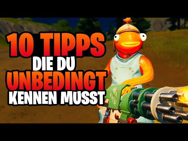  10 WICHTIGE TIPPS für Fortnite Anfänger*innen