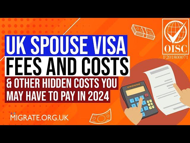 Spouse Visa UK Fees & Costs in 2024 (& Other Hidden Partner Visa Costs)