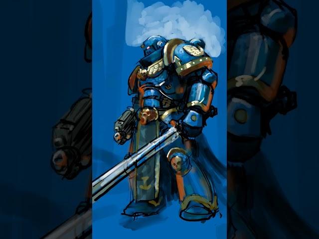 warhammer 40k space marine speed paint timelapse #warhammer40k