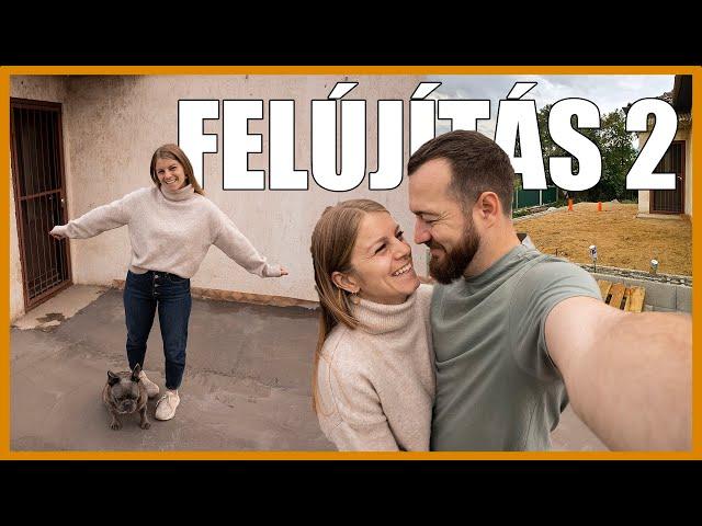 ALAPÁSÁS & BETONOZÁS｜kész a ház alapja｜FELÚJÍTÁS 2