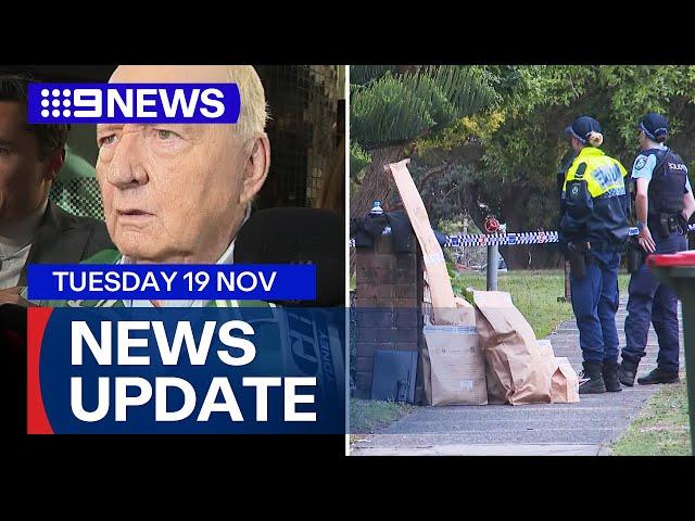 Alan Jones faces new charges; Woman's body found in Sydney | 9 News Australia