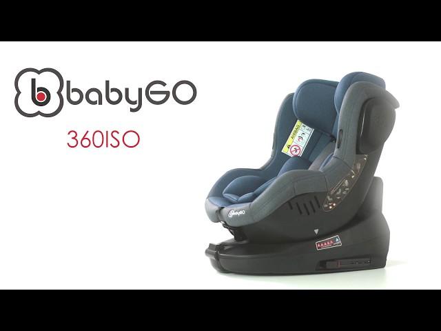 BabyGo Autokindersitz 360ISO mit ISOFIX System by Knirpsenland