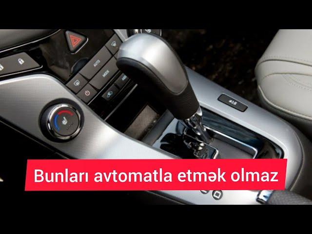 Avtomat suretler qutusu bu halda dagilir | bunları avtomatla etmək olmaz  | avtomat qutunu qorumaq