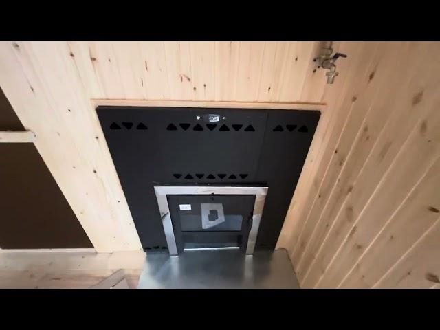 Мобильная баня размер 6х2.4м из сухого бруса.
