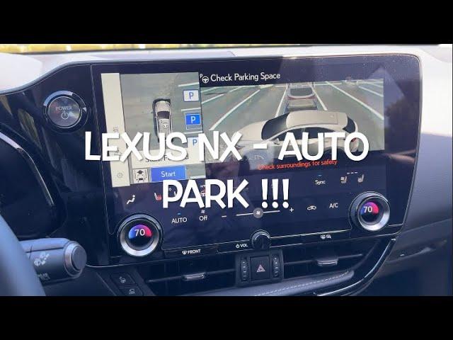 2024/2025 Lexus NX - Advanced (AUTO) Park Demonstration (Perpendicular Parking)