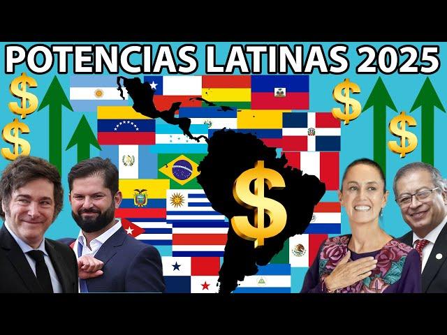 9 PAÍSES MÁS RICOS DE AMÉRICA LATINA 2025