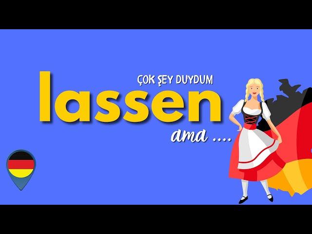 lassen fiilini BÖYLE ÖĞRENIN /Örnek Cümlelerle /Deutsch lernen/ Deutsch