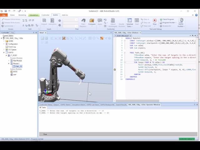 RobotStudio - RAPID loop with Offs