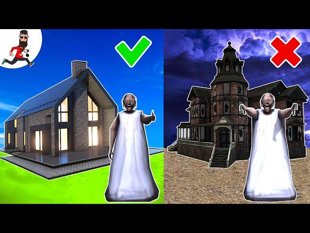 Granny New house ► funny horror animation granny and grandpa