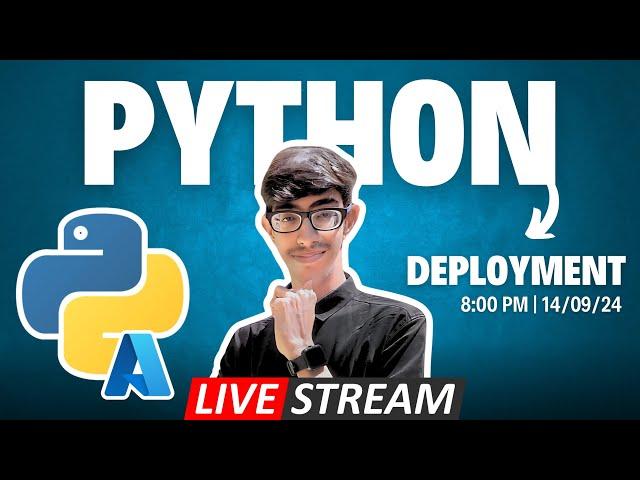 Deploy Python Web Application on Azure Live | App Service | Website Deployment