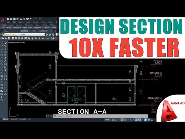 Discover How to Make Section Details in AutoCAD 10X Faster! YQArch