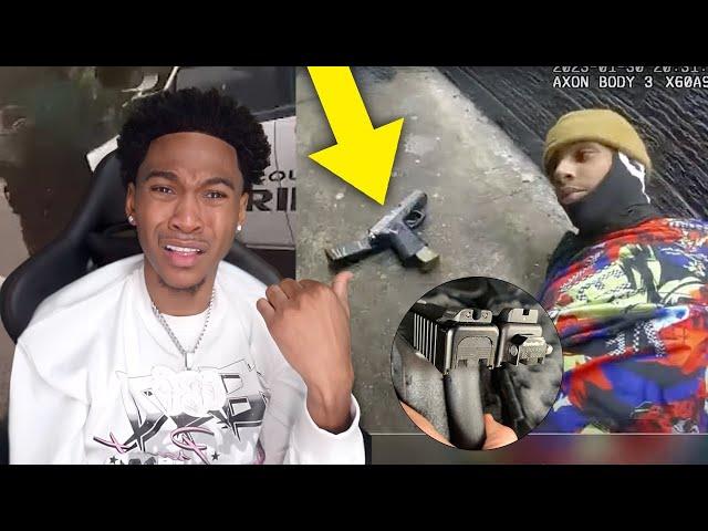 Philly Drill Rapper Gets Caught With A Glock Switch After Stealing A Hellcat