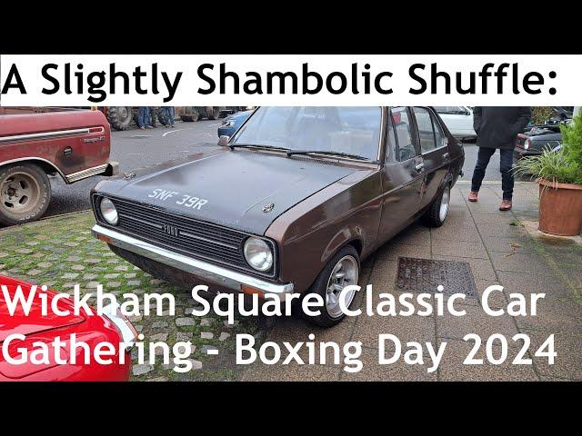 Utter Chaos! A Slightly Shambolic Shuffle: Wickham Square Boxing Day Classic Car Gathering 2024