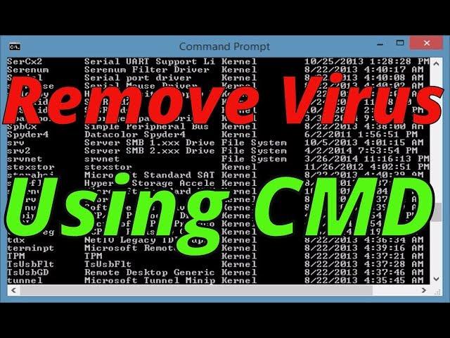 How to Remove Viruses using cmd | Delete all Virus from your PC without Antivirus | Easiest Way