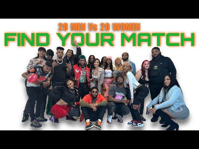 FIND YOUR MATCH: 20 Men Vs 20 Women (Dallas, Tx)