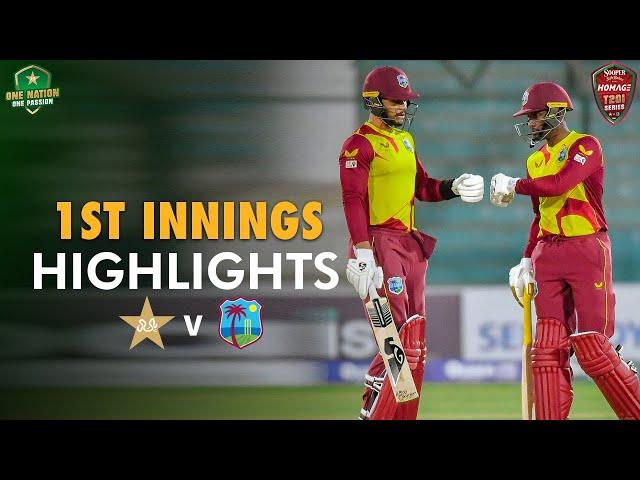1st Innings Highlights | Pakistan vs West Indies | 3rd T20I 2021 | PCB | MK1T