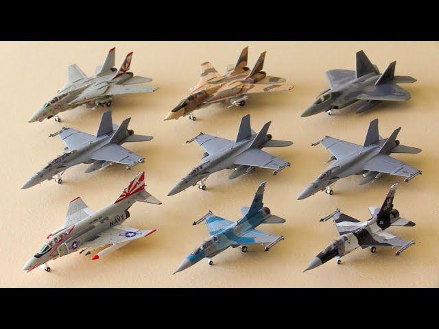 Unboxing NINE 1:200 FighterJets