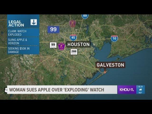 Woman sues Apple over 'exploding' watch