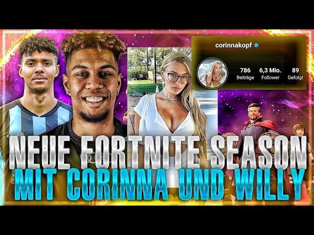 NEUE FORTNITE SEASON MIT CORINNA KOPF & WILLY! DIRTY Talks, Nummer geklärt etc.