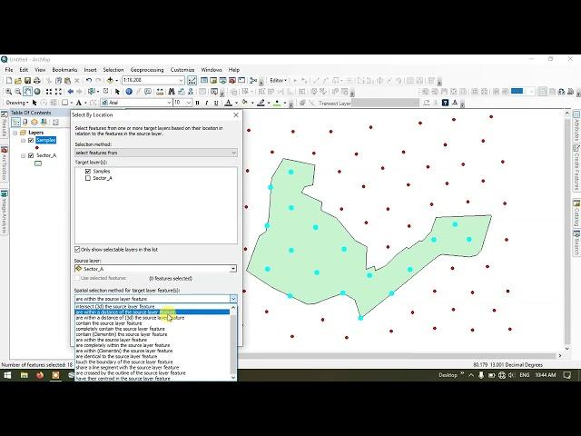 Select by Location in ArcMap - ArcGIS for Beginners