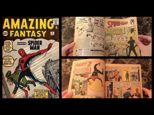 Amazing Fantasy #15 Story and Page Count - Marvel Comics 1962 - 1st Spider-Man!