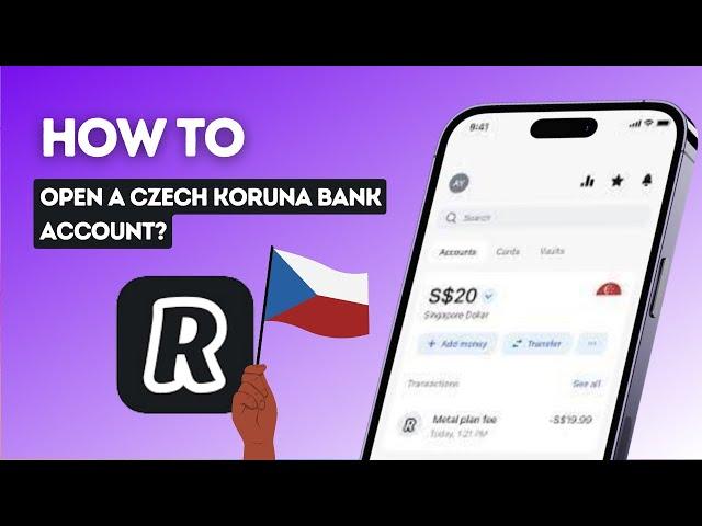 How to open a Czech koruna bank account on Revolut?