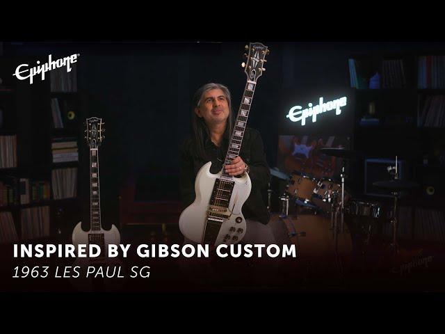 Epiphone 1963 Les Paul SG Custom With Maestro Vibrola - Epiphone Inspired By Gibson Custom