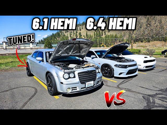 HOW MUCH FASTER IS A TUNED 6.1 HEMI VS 6.4 HEMI? (Chrysler 300 vs Scatpack 392)