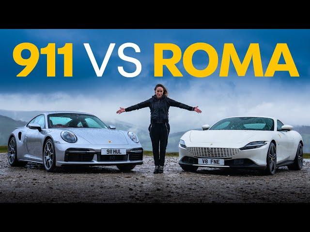 Ferrari Roma VS Porsche 911 Turbo S: Which Is Best? | 4K